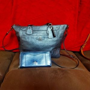 Coach Mickie purse and wallet set